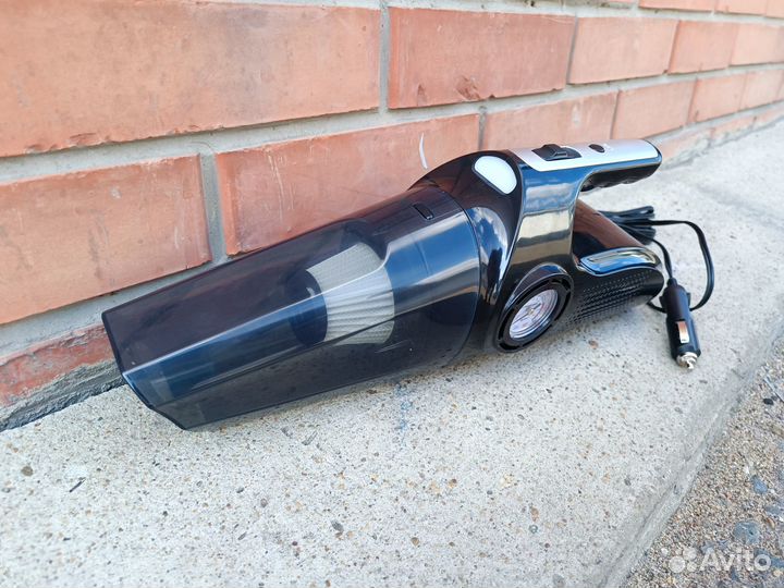 Автомобильный пылесос компрессор 4 в 1
