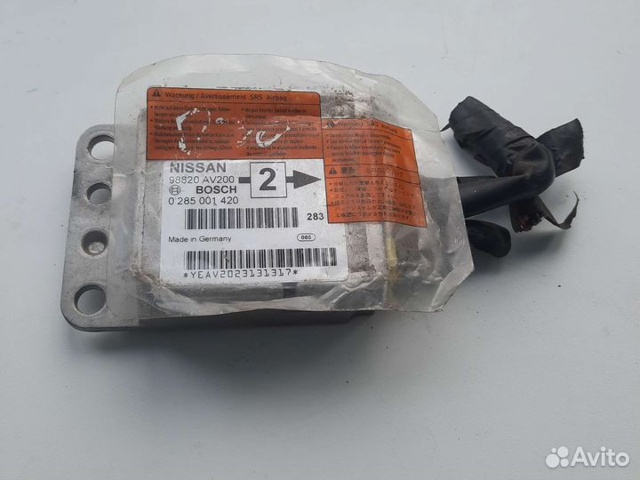 Блок управления srs Nissan Primera P12 98820av200
