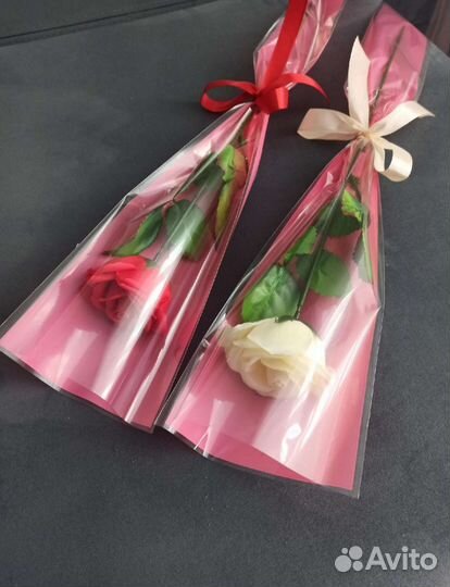 Мыльная роза в подарок к празднику