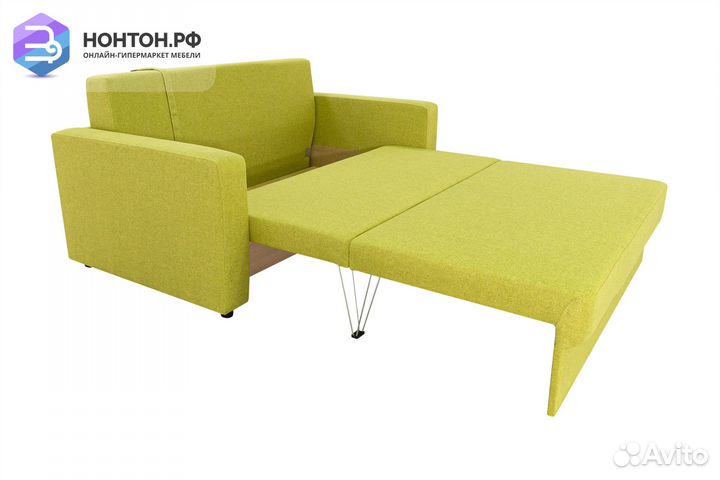 Диван еврокнижка Алекс 1 оливковый