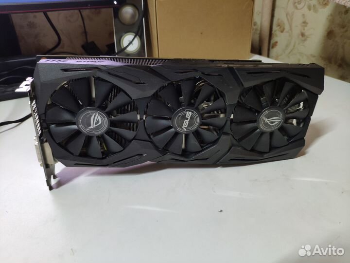 Видеокарта gtx 1060 6gb asus strix