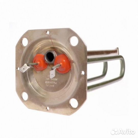 Тэн 1500W, нерж, 90, М6,L235мм, квадратный фланец