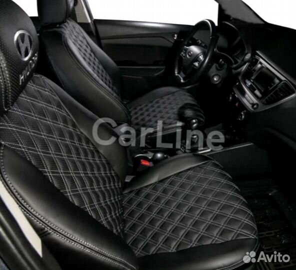 Автомобильные чехлы Hyundai Solaris (II)