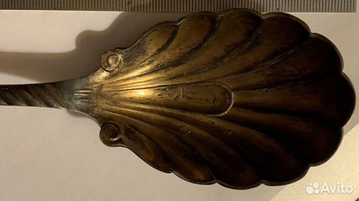 Ложка сервировочная, глубокое серебрение