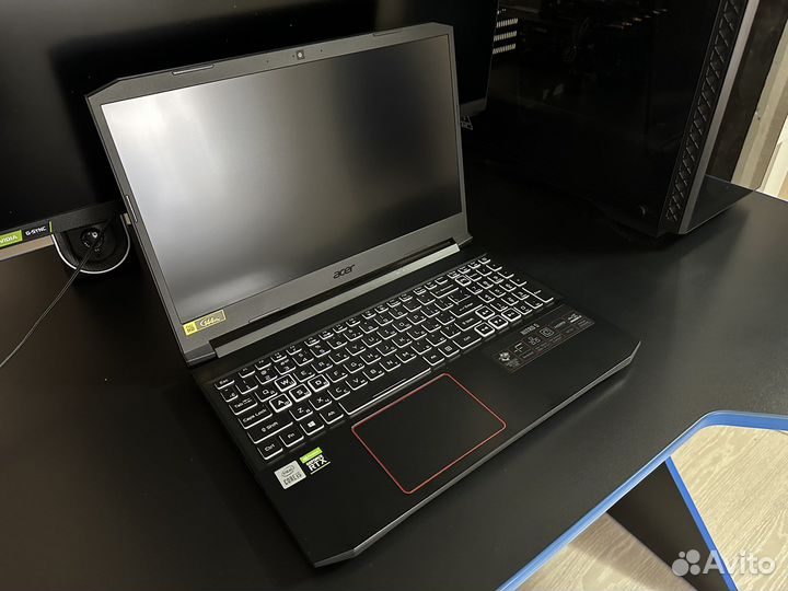 Acer Nitro 5, 8 ядер, 16 Ram, RTX 3060 6 гб
