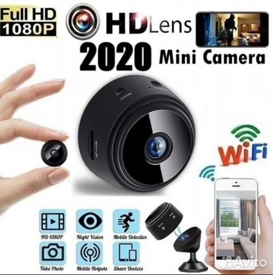 Камера видеонаблюдения wifi мини оптом