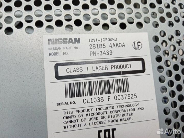 Магнитола Nissan Almera G15 1.6 2016