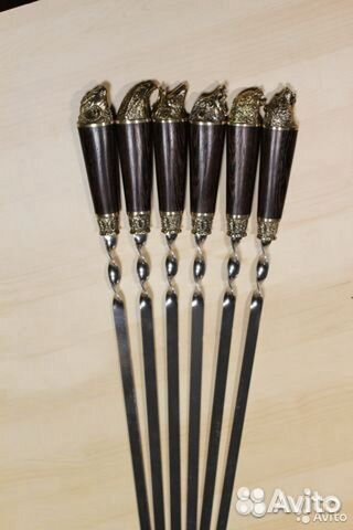 Шампуры подарочные звери