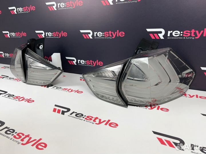 Стопы Nissan X-Trail 32 Стиль BMW Дымчатые