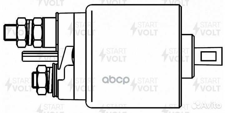 Втягивающее реле стартера VSR1619 startvolt