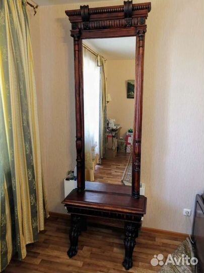 Зеркало старинное напольное