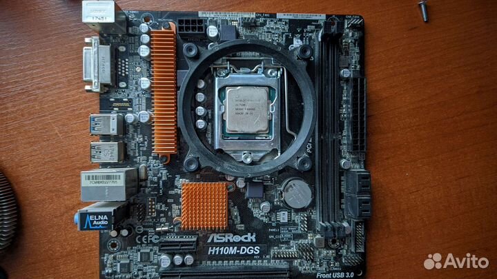 Материнская плата с процессором i3
