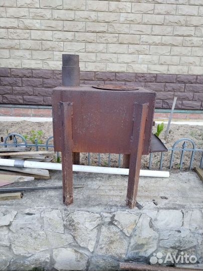 Печка буржуйка на дровах