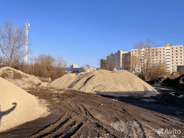 Щебень гравийный любой фракции с доставкой