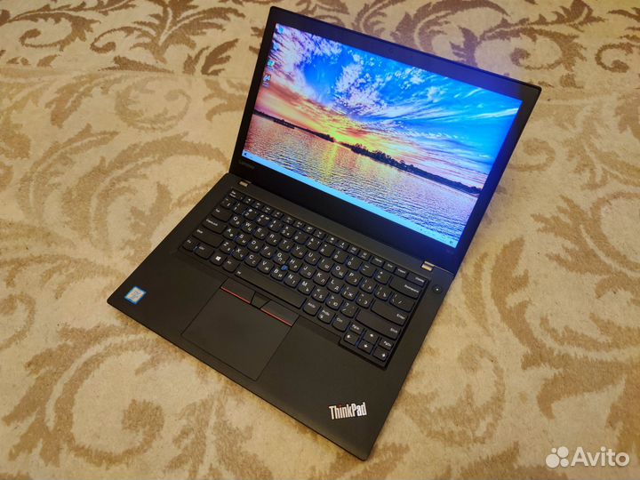 Монстр Lenovo Thinkpad T470 i5/16gb/SSD256/FHD