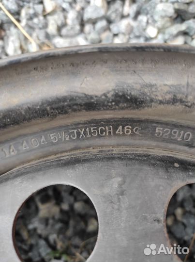 Диски штампованые 5,5jх15 4х114,3 ет46 с колпаками