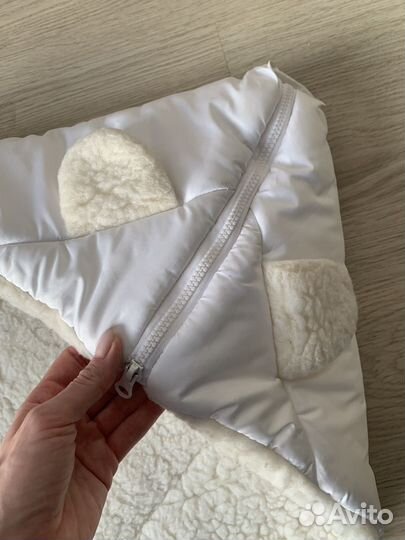 Зимний конверт в коляску на овчине