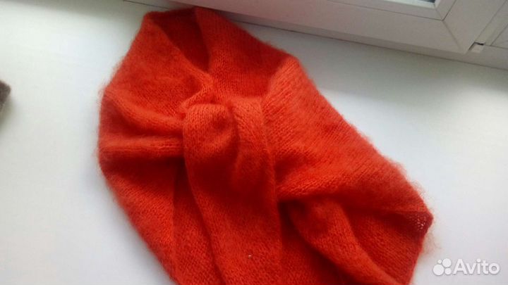 Косынка вязаная