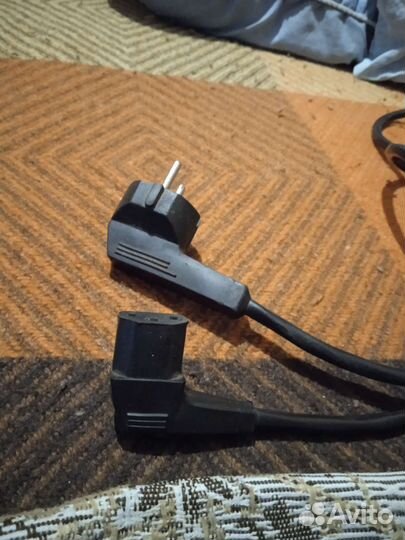 Кабель питания для оргтехники с угловым штек. 2,5м