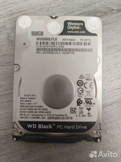 Диски 500, 640, 750, 1000 гБ HDD, SSD, M2