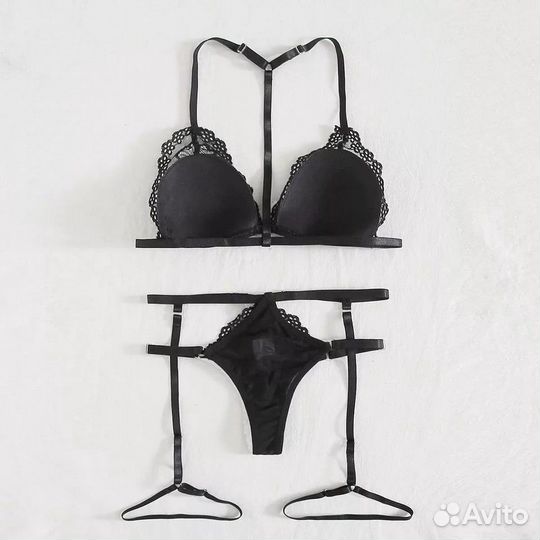 Эротическое нижнее белье, кружевной комплект#1000
