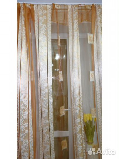 Шторы, тюль, портьеры (Жаккард, Креп, Вышивка)