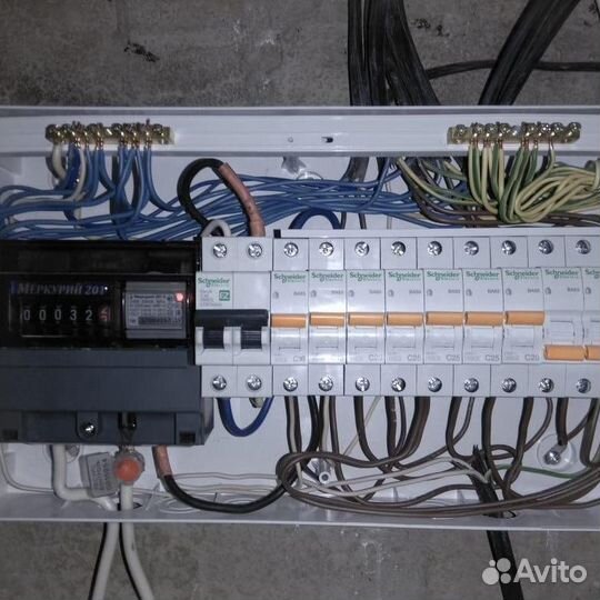 Замена блока выключателей туалет/ванна/кухня