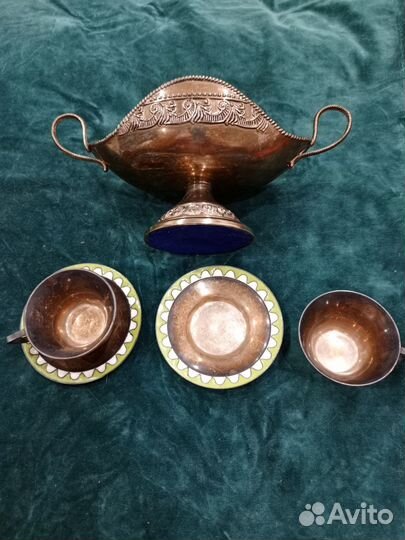 Лот винтажного мельхиора юммет. СССР