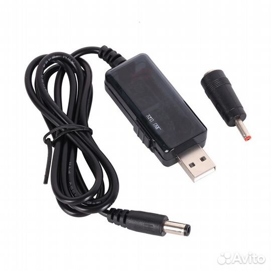 USB адаптер для зарядки с 5 до 9 и 12 вольт