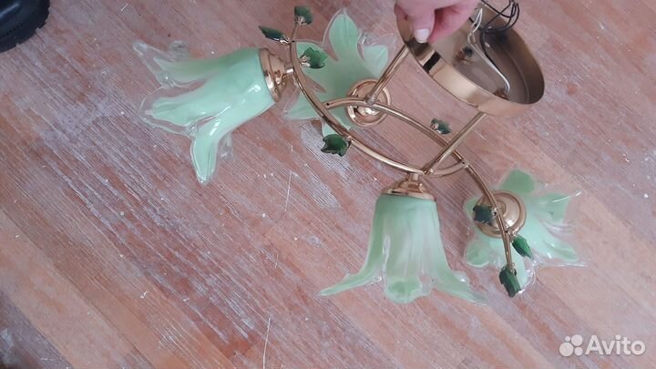 Люстра потолочная бу