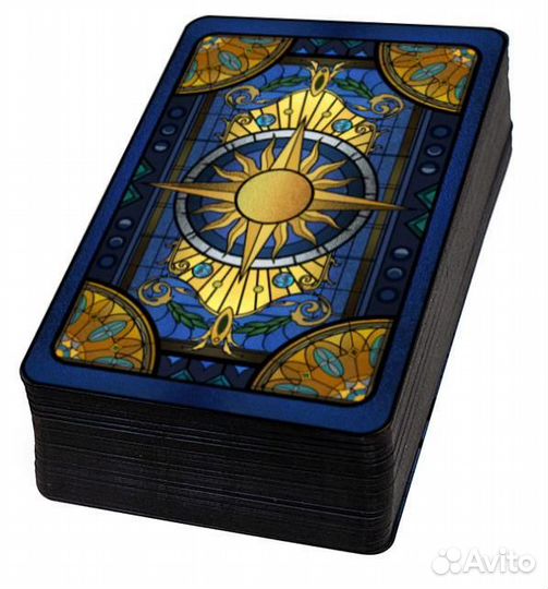Карты Таро The World of Visions Tarot 12cm, Taroteca / Мир Видений 12 см черный срез 63821