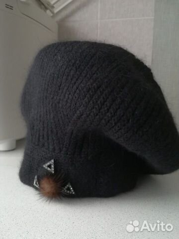 Берет вязаный