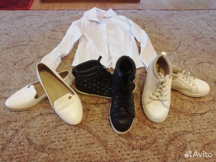 Школьная обувь,блузки,рюкзак