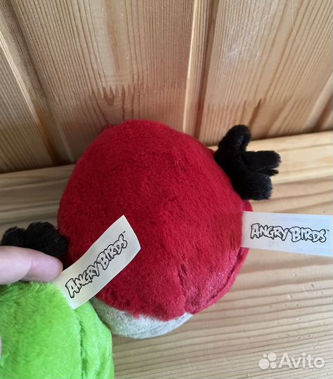 Мягкие игрушки Angry Birds 2шт