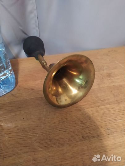 Клаксон латунь винтаж