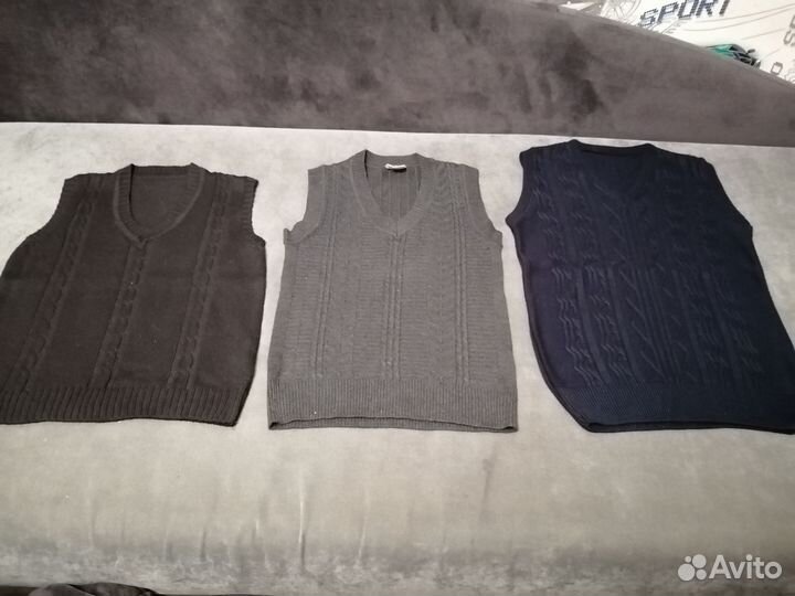 Рубашки, брюки, жилеты школьные