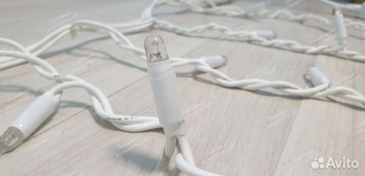 Уличная гирлянда бахрома сосульки для дома