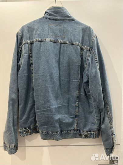 Джинсовая куртка с мехом zara