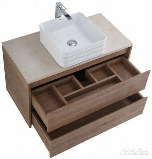 Мебель для ванной BelBagno Kraft-900-S Rovere Tabacco