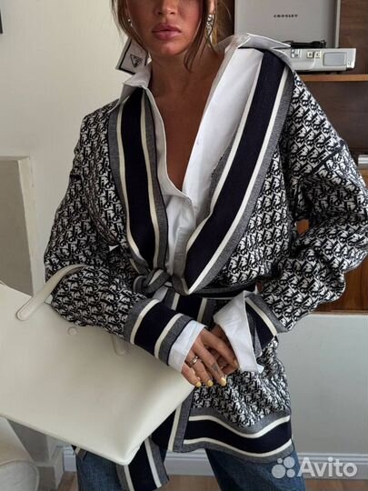 Кардиган CD Christian Dior оверсайз