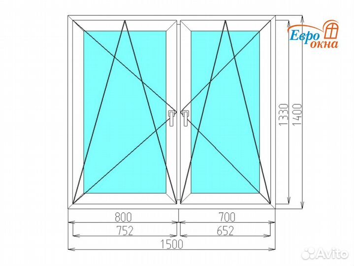 Заводские пластиковые окна