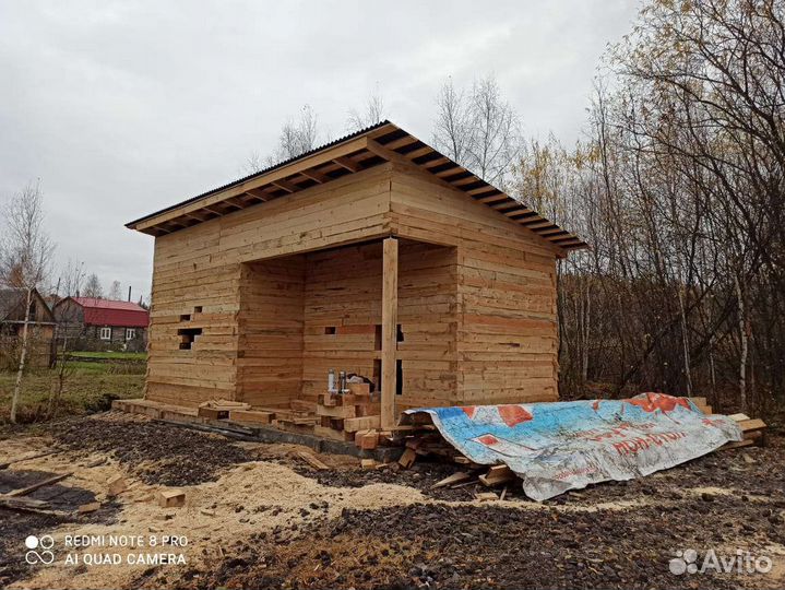 Окажем помощь в постройке бани, гаража, дома, вира