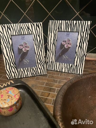 Фото рамки и поднос блюдо Zara Home