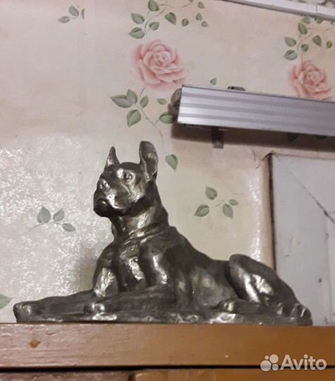 Статуэтка литая Бойцовая Собака Пес