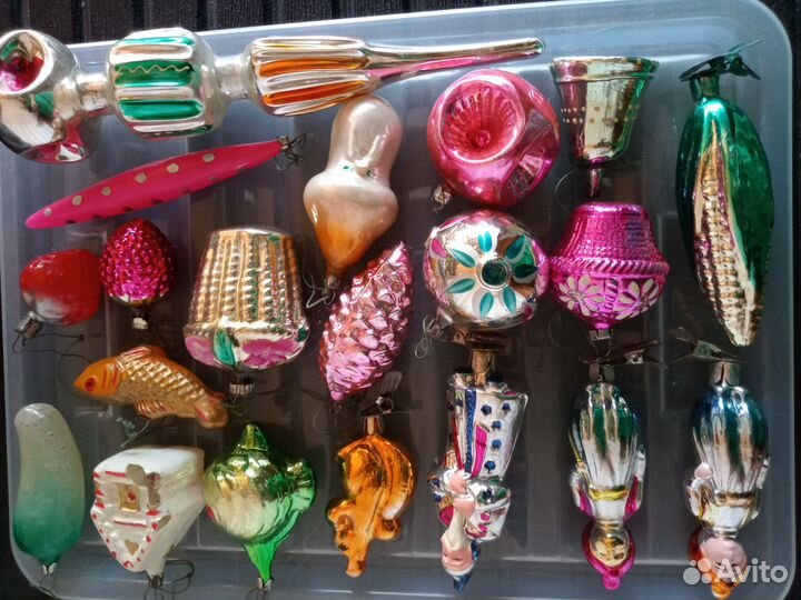 Елочные игрушки СССР