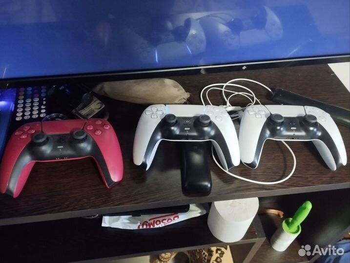 Sony playstation 5 ps5 с дисководом 3 джойстика