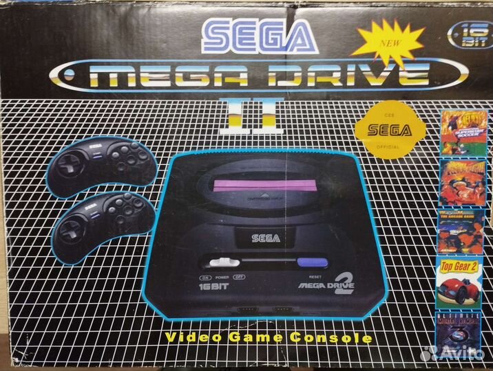 Sega mega drive 2+джойст под ремонт или на запч