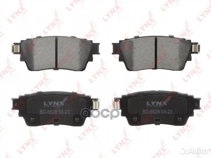 Дисковые тормозные колодки зад прав/лев BD5