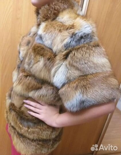 Шуба натуральная лиса