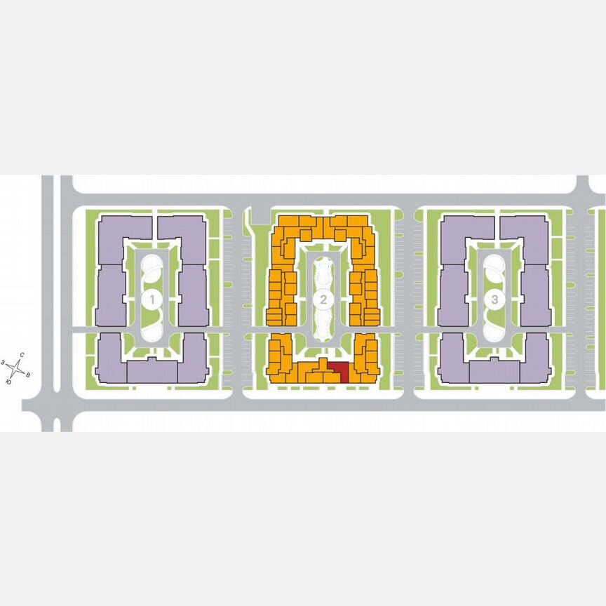 3-к. квартира, 84,2 м², 2/4 эт.